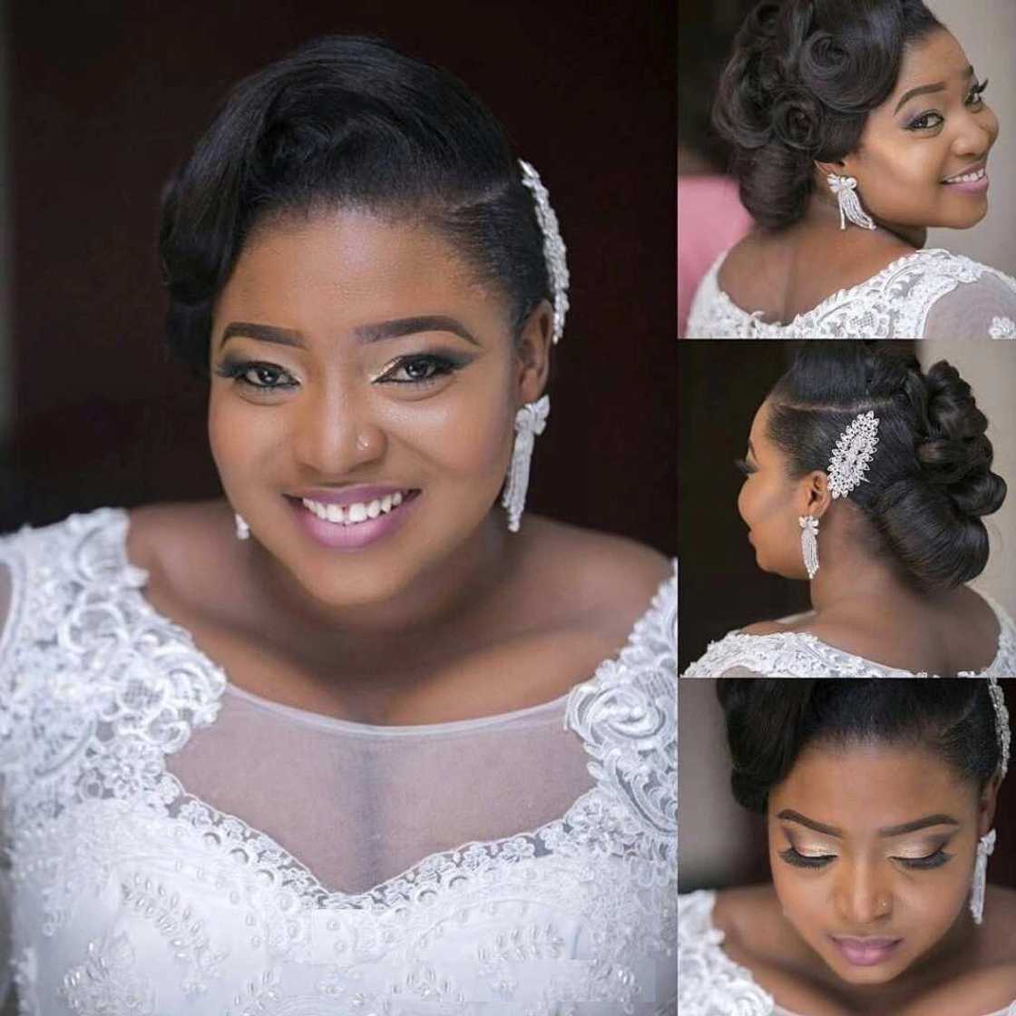 Latest Nigerian wedding hairstyles