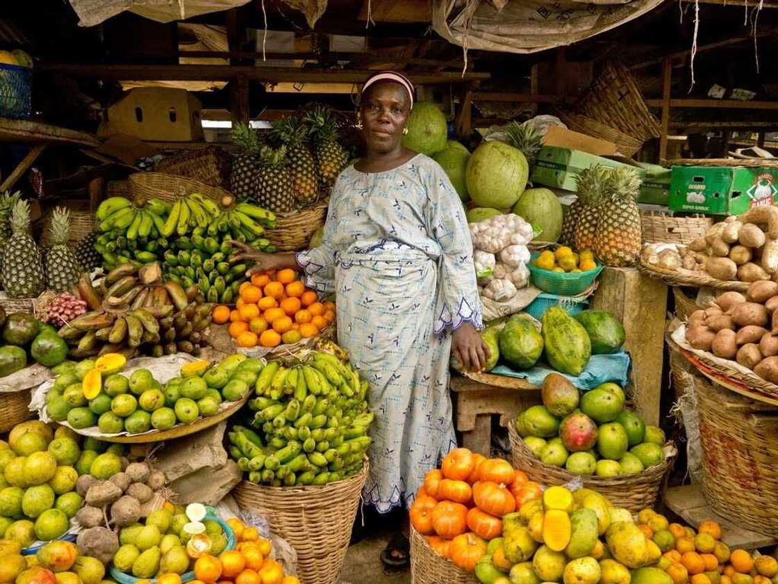 Market in Lagos Market in Lagos