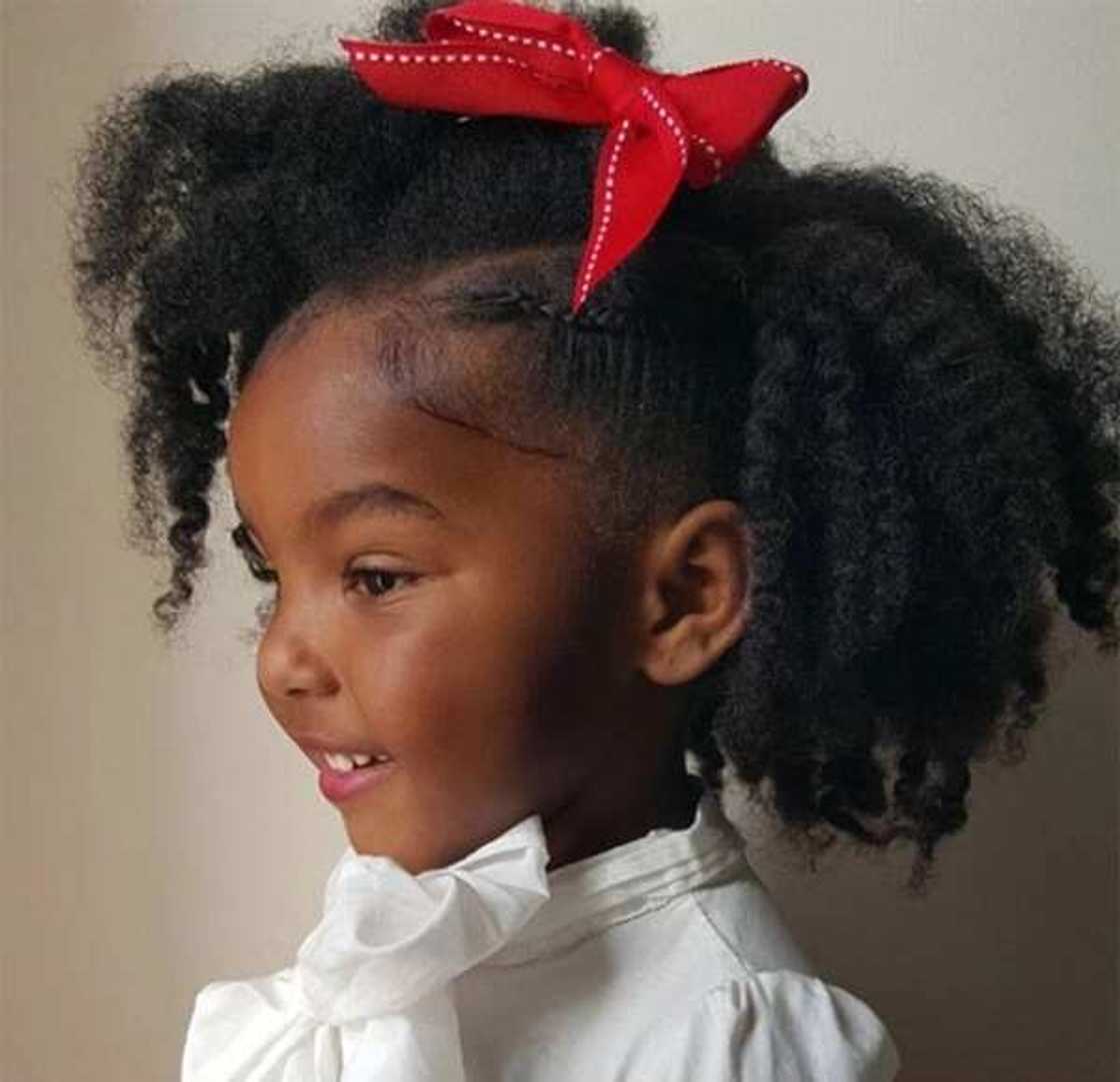 Twist out with braid Twist out with braid