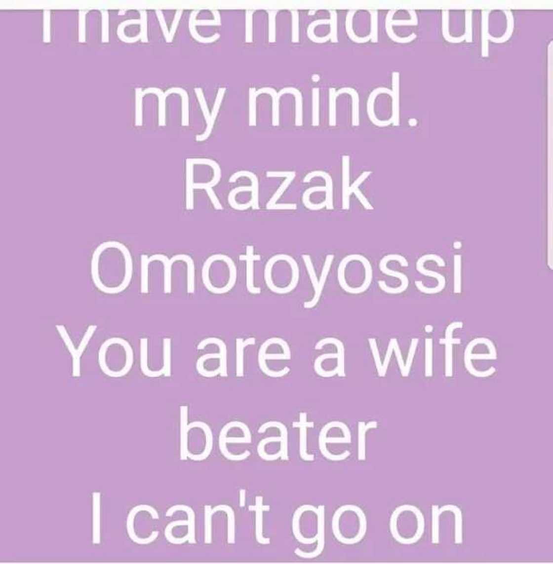 Actress Bose Alao ends ten years of marriage to footballer Rasaq Omotoyosi (photos)