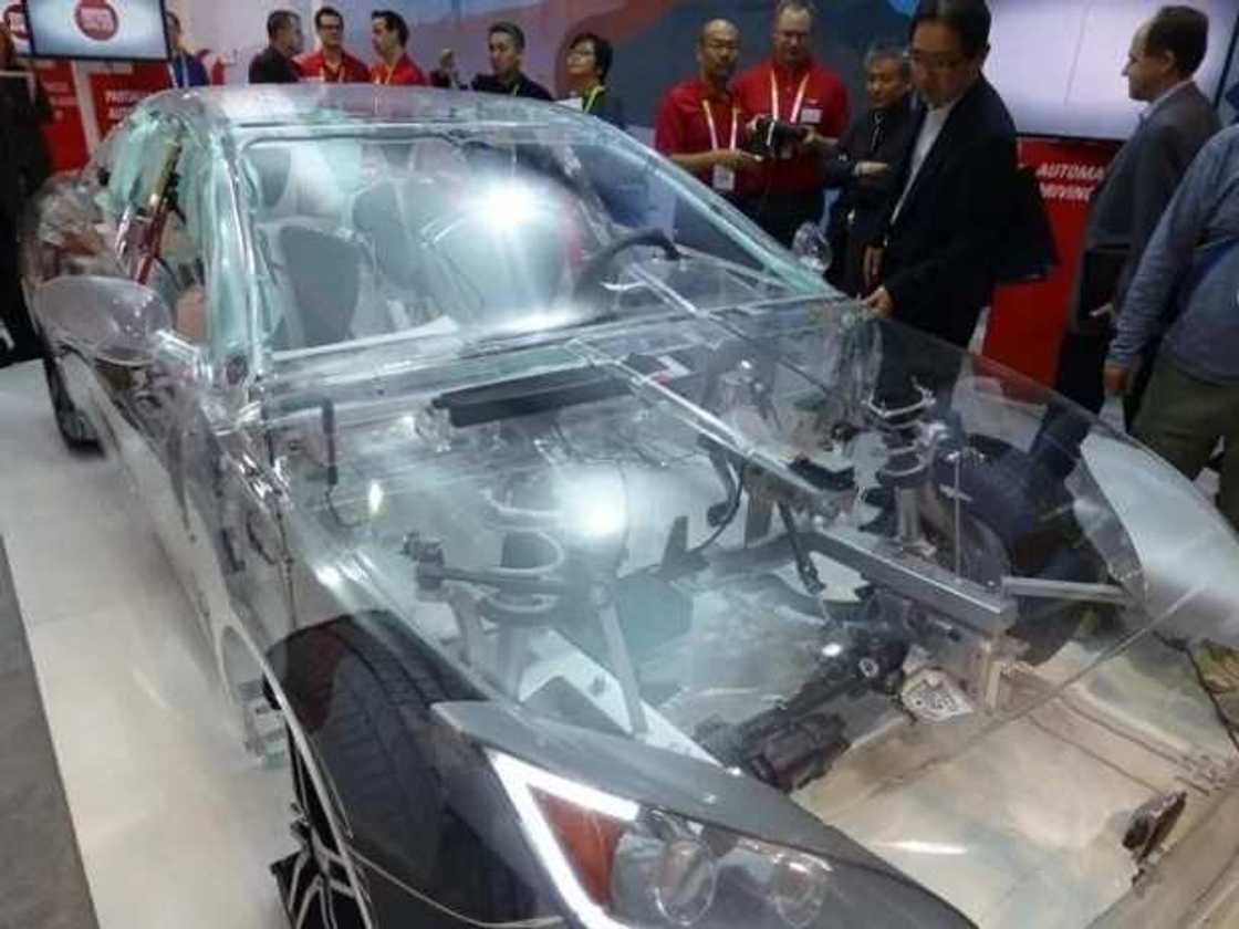Transparent car in Germany Transparent car in Germany