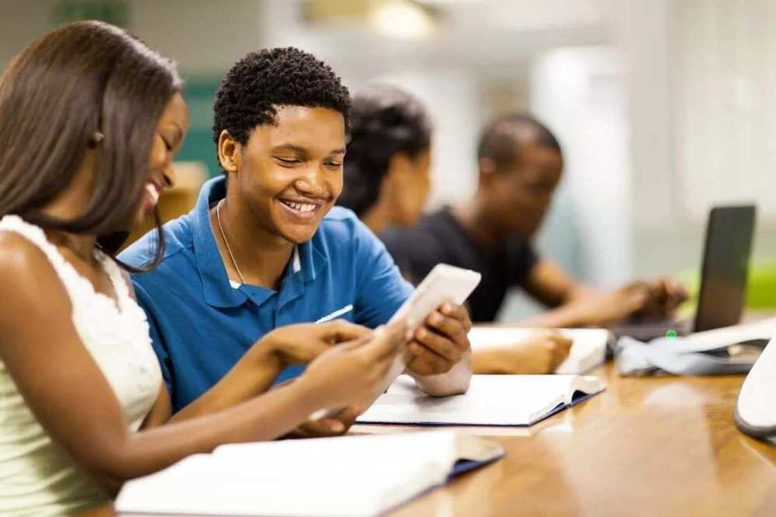 Discussing students Discussing students