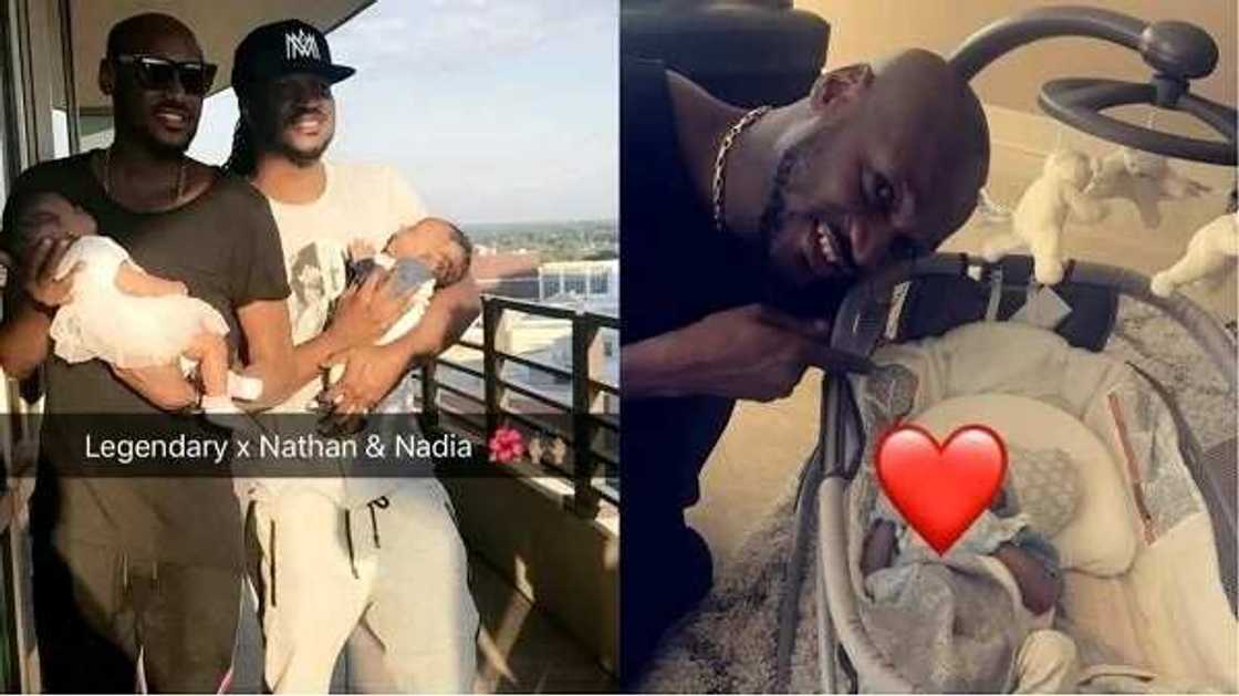 2face Idibia visits new parents, Psqaure's Paul and Anita Okoye, Freda Francis 2face Idibia visits new parents, Psqaure's Paul and Anita Okoye, Freda Francis