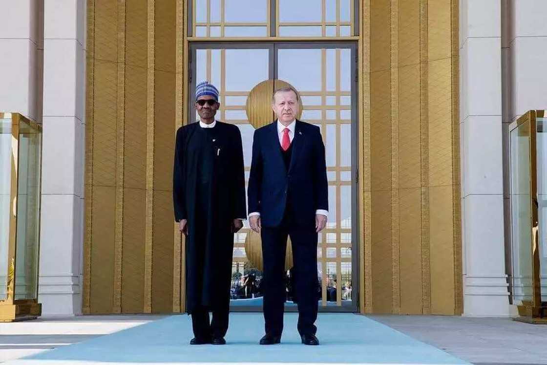 Buhari ya ziyarci kabarin wanda ya kafa kasar Turkiyya, ya kuma gana da Erdogan (hotuna)