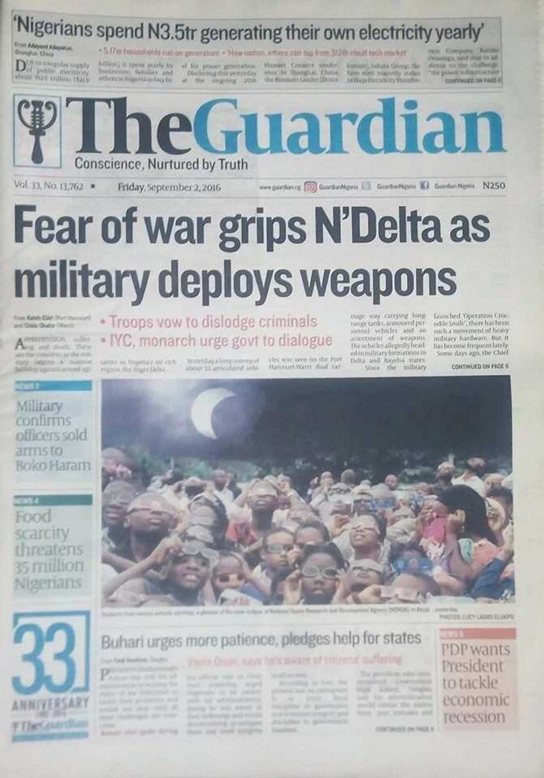 Nigeria in a mess, Buhari pleads with Nigerians - Paper Review Nigeria in a mess, Buhari pleads with Nigerians - Paper Review