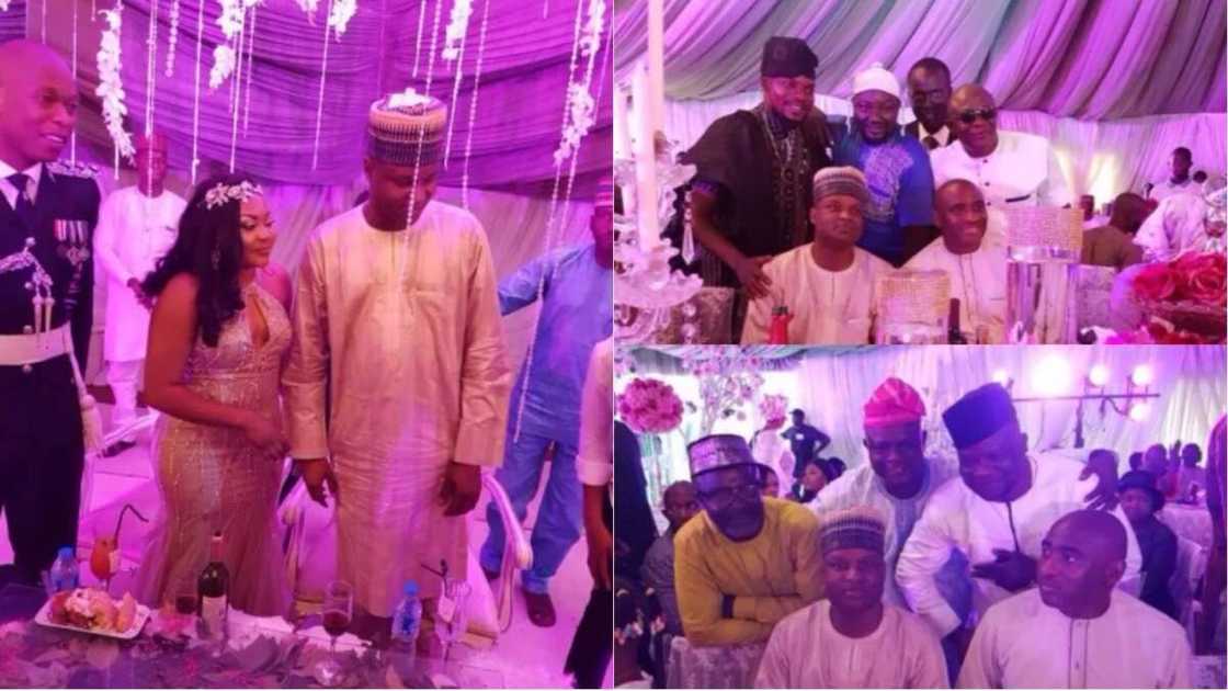 ACP Abba Kyari attends wedding of one of his best officers
Source: Facebook, Abba Kyari