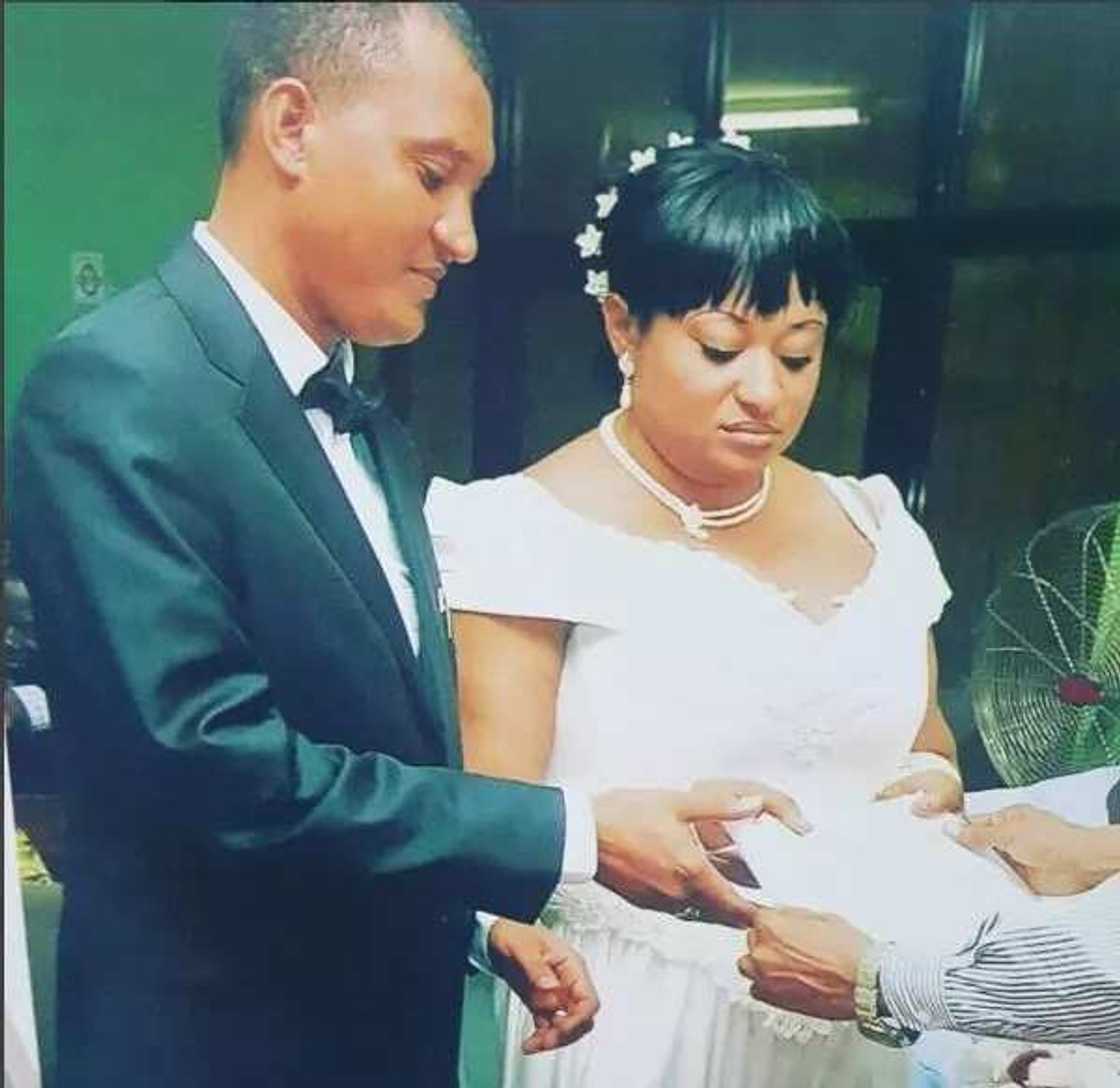 Ronke Oshodioke Marks Wedding Anniversary With Cute Pictures Ronke Oshodioke Marks Wedding Anniversary With Cute Pictures