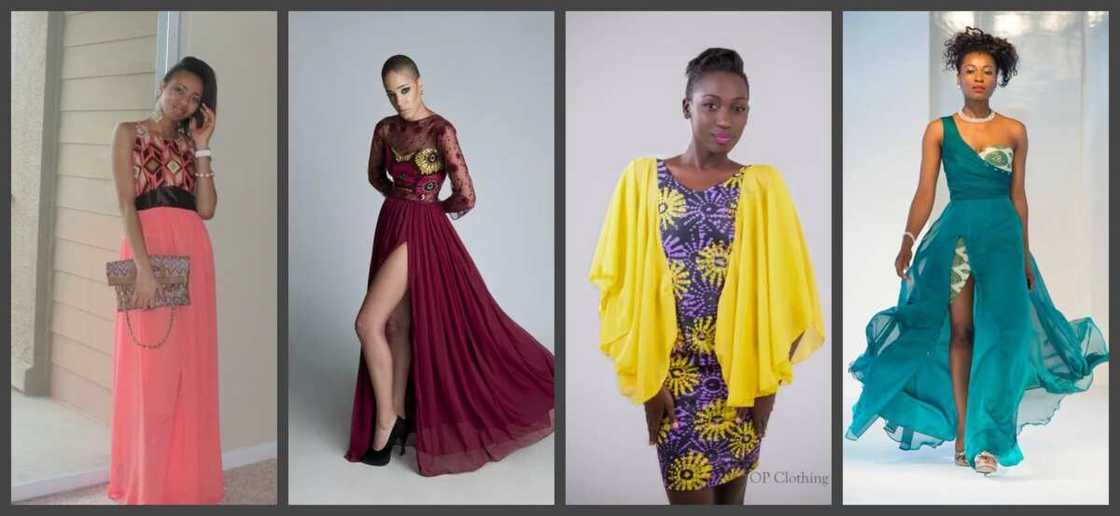 Ankara dresses with chiffon