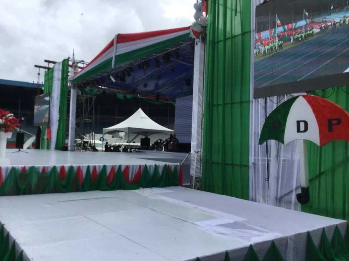 Deliget na PDP 3600 sun dira Abuja