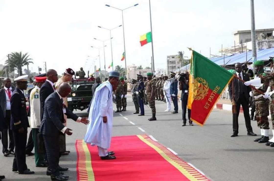 Buhari In Benin For Celebration Of Independence Day Buhari In Benin For Celebration Of Independence Day