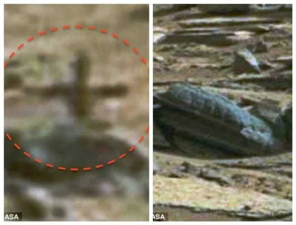 NASA's rover spots crucifix, ruined church on Mars NASA's rover spots crucifix, ruined church on Mars