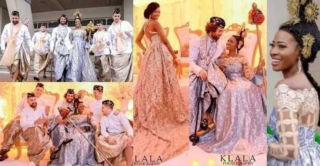 Italian groom with friends and Efik bride
Source: Instagram, Inemyoga Italian groom with friends and Efik bride
Source: Instagram, Inemyoga