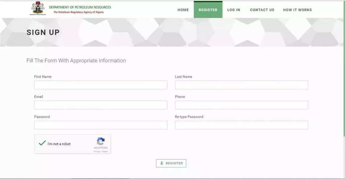 DPR recruitment application