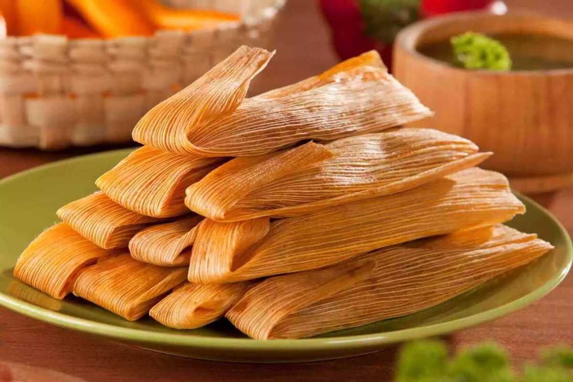 Tamales dish Tamales dish