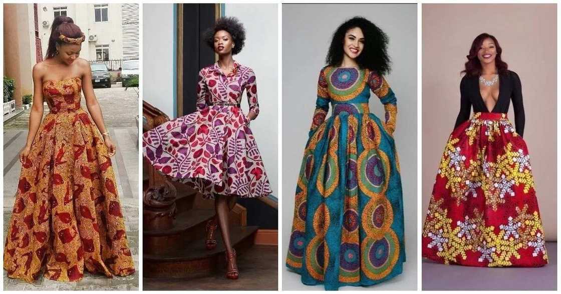 Flowing gowns made with ankara to rock in 2018 Legit.ng