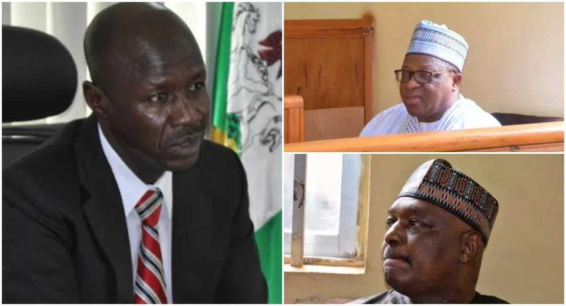 Shari’an Nyame da Dariye ya nuna cewa bama son kai - EFCC Shari’an Nyame da Dariye ya nuna cewa bama son kai - EFCC