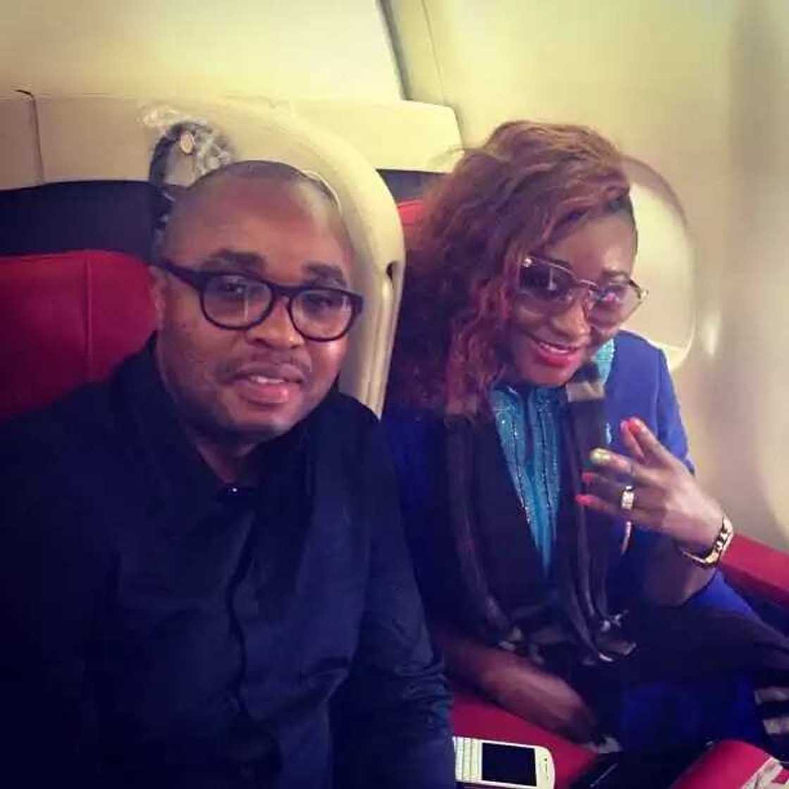 Ini Edo and husband Phillip