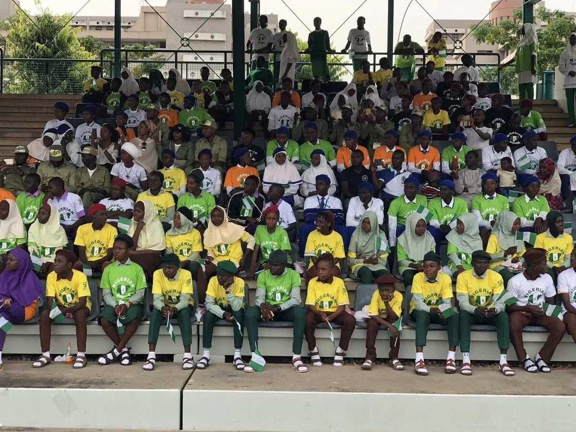 Samun ‘yanci: Hotuna daga bikin cikar Najeriya shekaru 58 Samun ‘yanci: Hotuna daga bikin cikar Najeriya shekaru 58