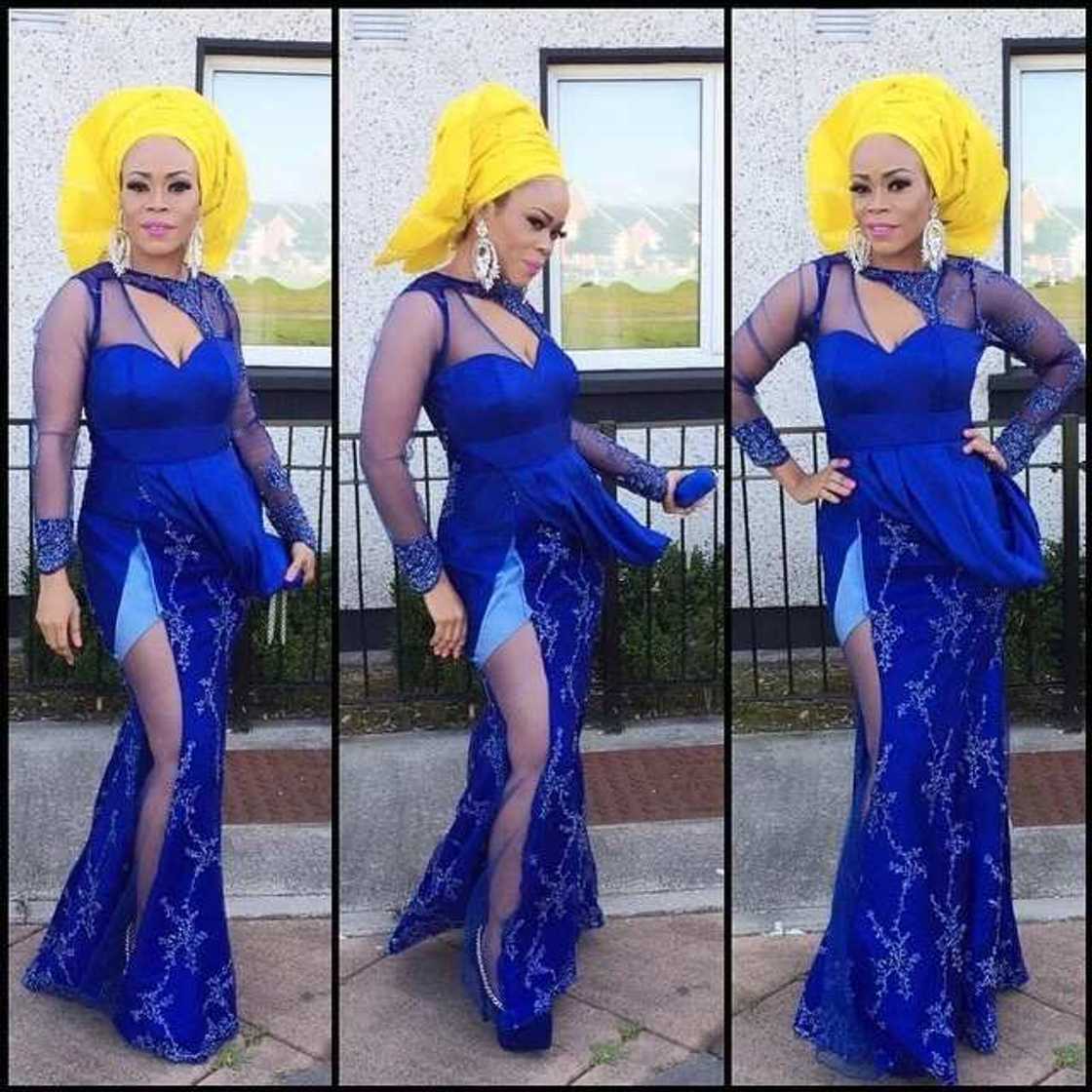 Yellow and blue Aso Ebi Yellow and blue Aso Ebi