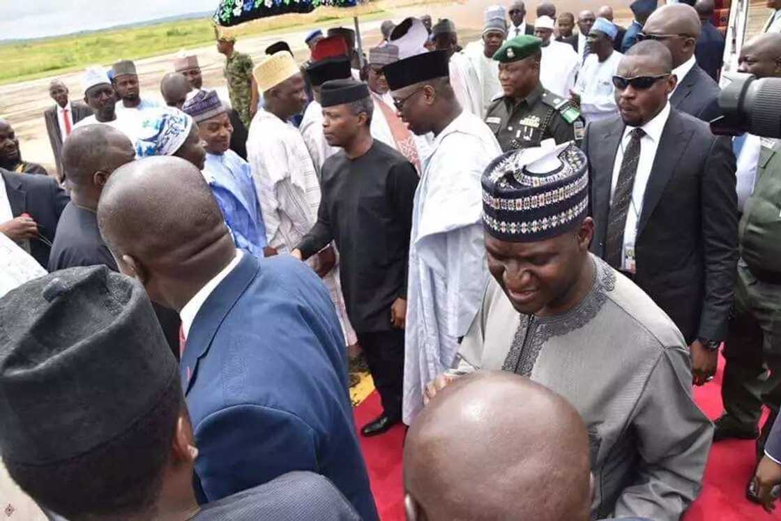 Yemi Osinbajo arrives Niger state for Economic Summit Yemi Osinbajo arrives Niger state for Economic Summit
