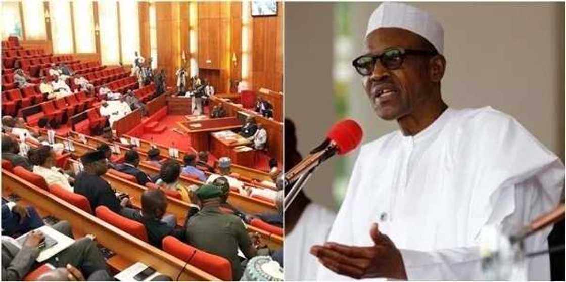 Buhari na samun rinjaye a majalisa kan rigimar da sukeyi da majalisar Buhari na samun rinjaye a majalisa kan rigimar da sukeyi da majalisar