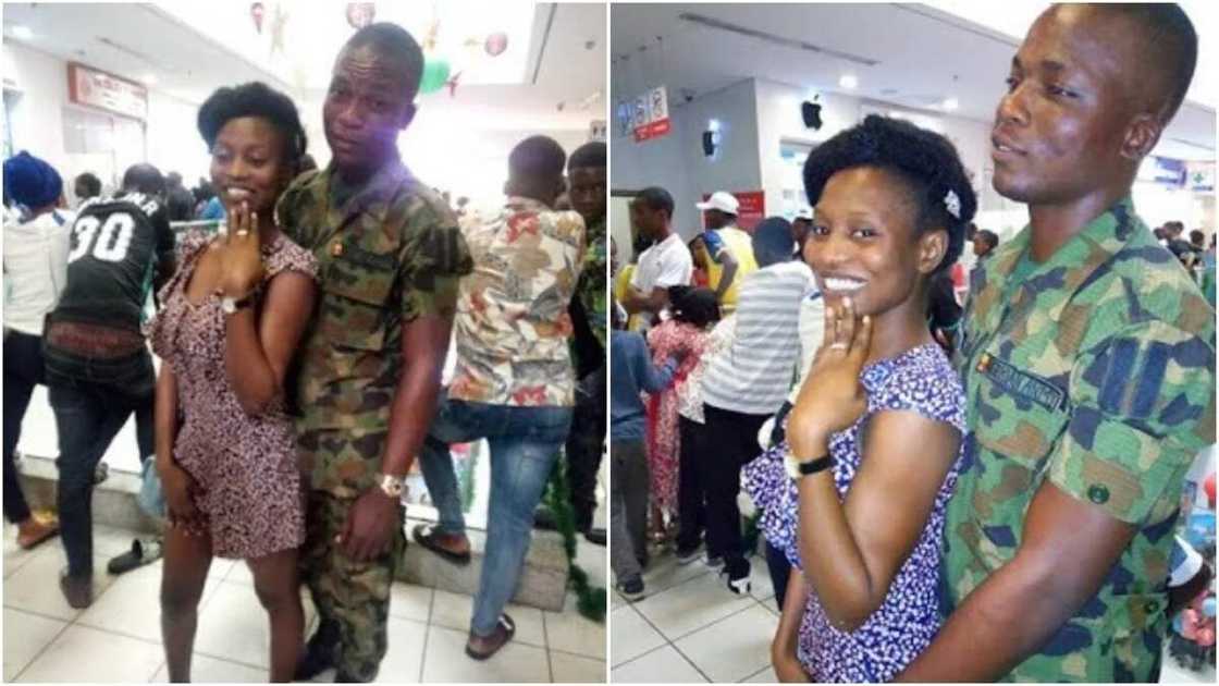 Nigerian soldier proposes Nigerian soldier proposes