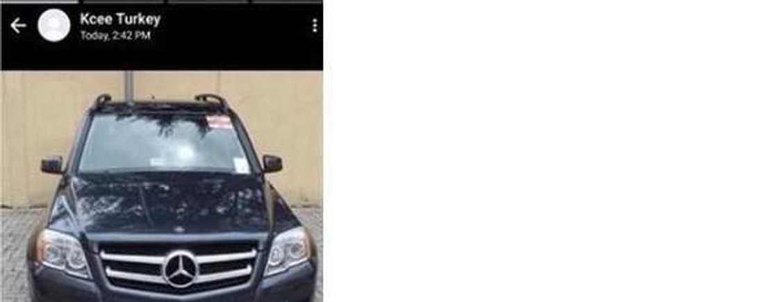 Nigerian man buys a Benz for his ex-girlfriend, says she stood by him when he had nothing