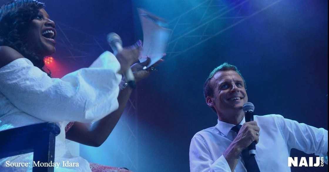 French President Emmanuel Macron visits Lagos state, tours Afrika Shrine (photos)