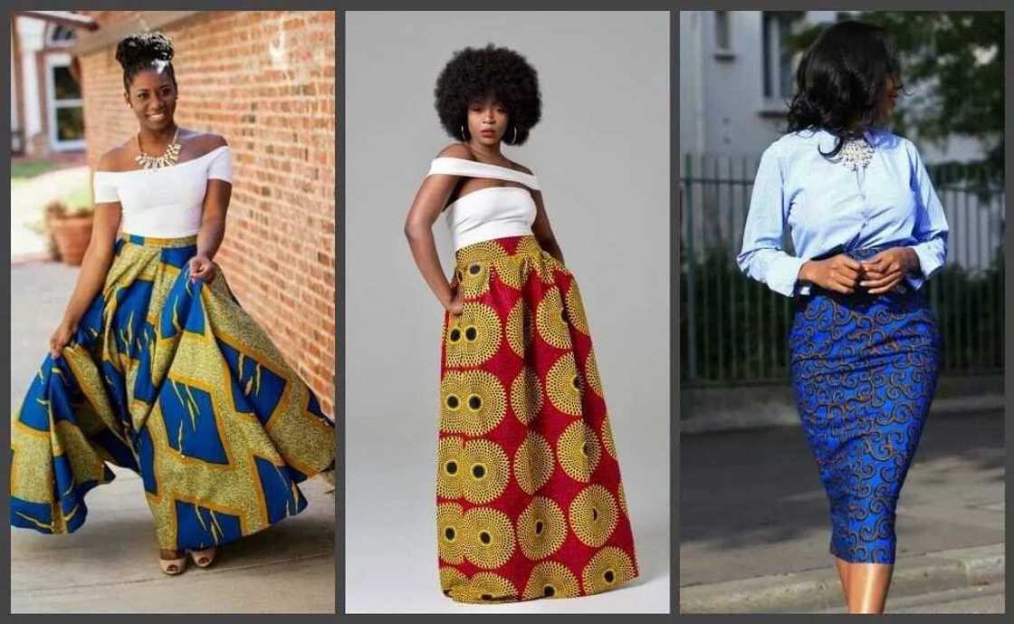 High waisted Ankara skirts: Fresh designs 2017 High waisted Ankara skirts: Fresh designs 2017