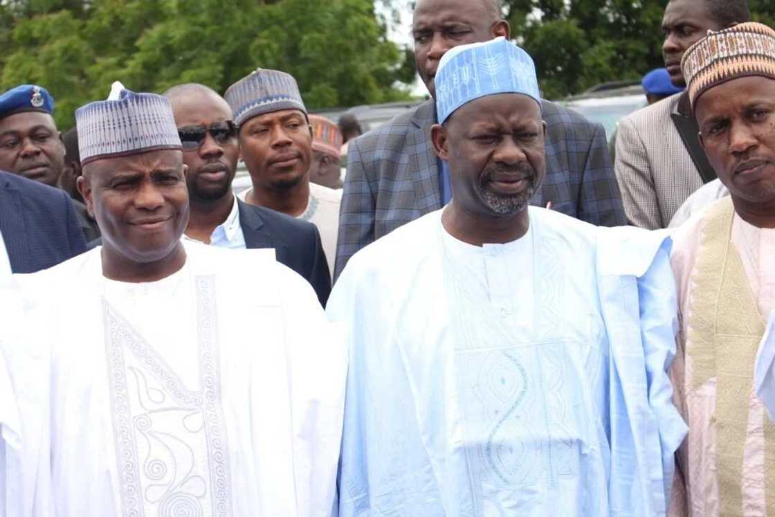 2019: An sanyawa Dankwambo zafi cewa ya hakura ya barwa Tambuwal takara