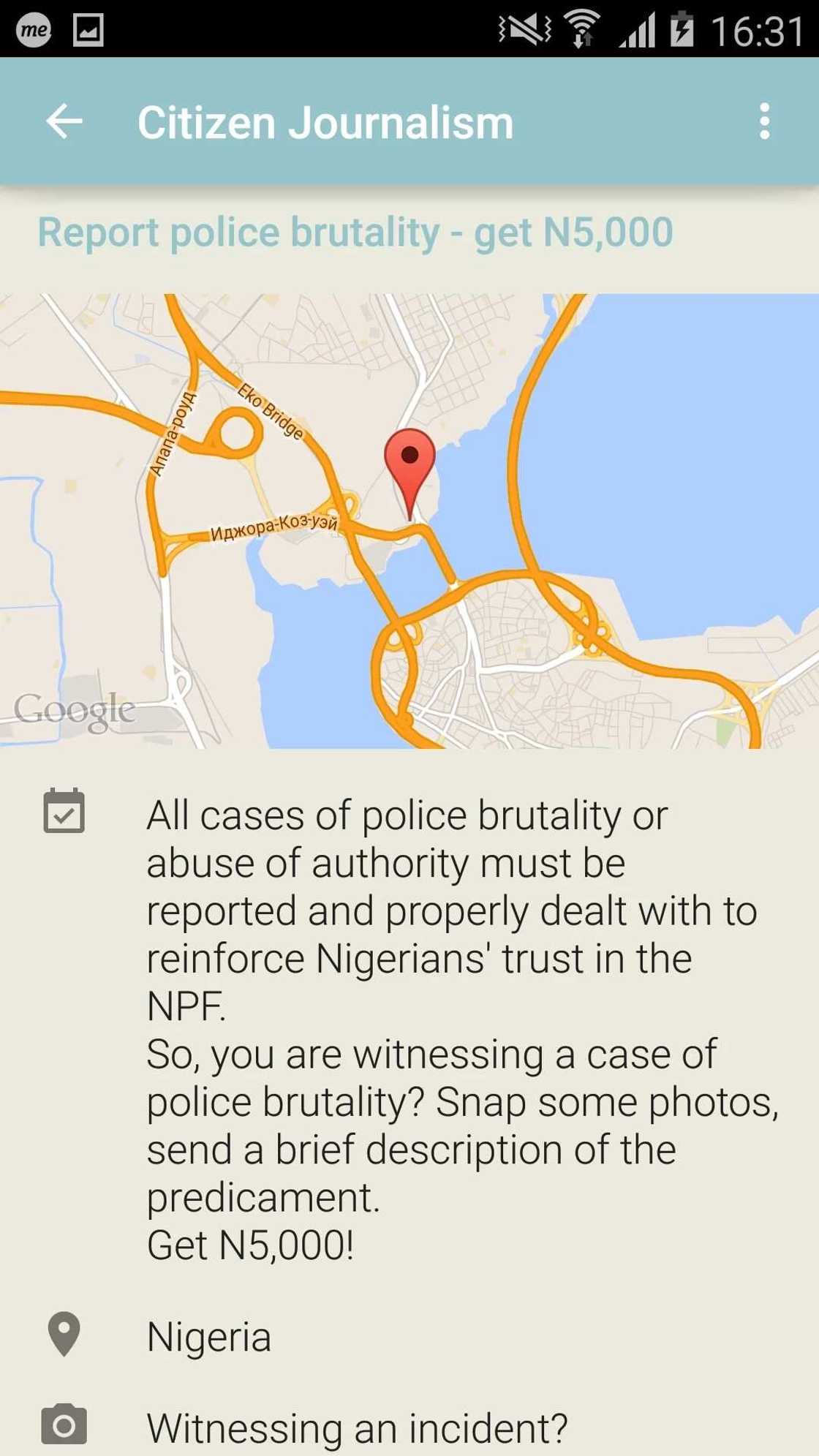 Earn 'Quick Money' Through Naij Citizen Journalism App Earn 'Quick Money' Through Naij Citizen Journalism App