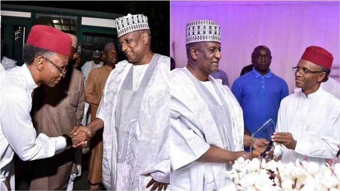 El-Rufai ya karrama wani attajri da ya dauki nauyin daiban jahar Kaduna El-Rufai ya karrama wani attajri da ya dauki nauyin daiban jahar Kaduna