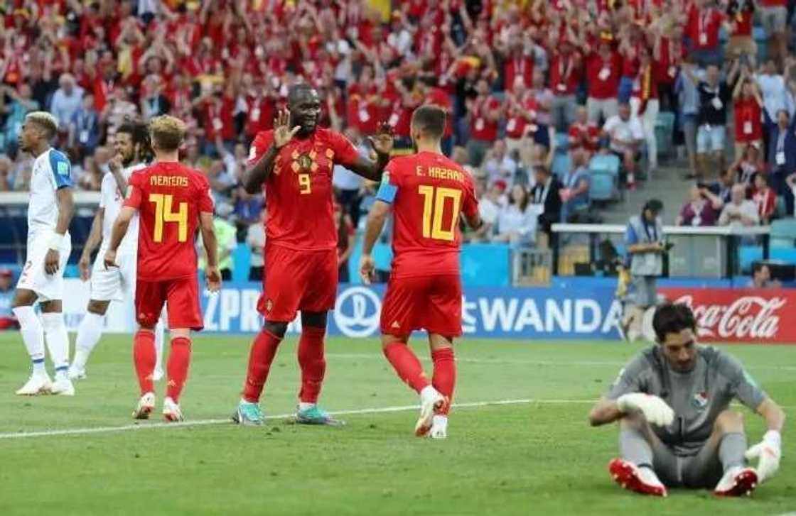 Belgium defeat Panama 3-0 in Group G at Russia 2018 World Cup Belgium defeat Panama 3-0 in Group G at Russia 2018 World Cup