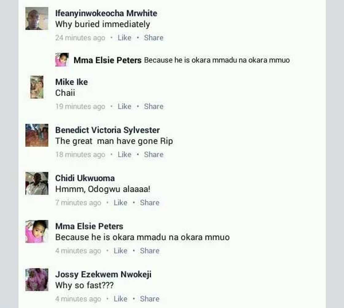 Ichie Mezuo Pericomo Okoye, Arusi Makaja 1, aka Pericoma, allegedly dies Ichie Mezuo Pericomo Okoye, Arusi Makaja 1, aka Pericoma, allegedly dies