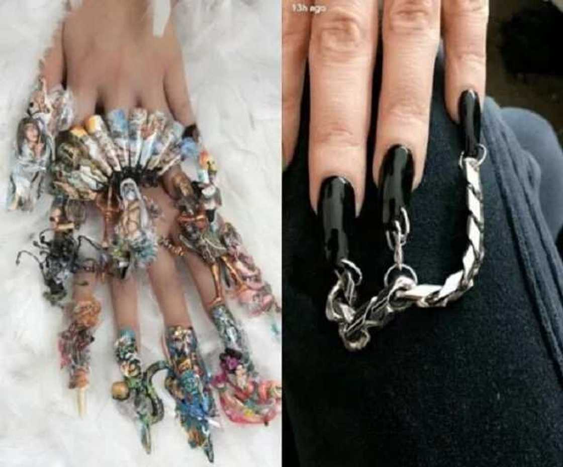 Odd nail art Odd nail art