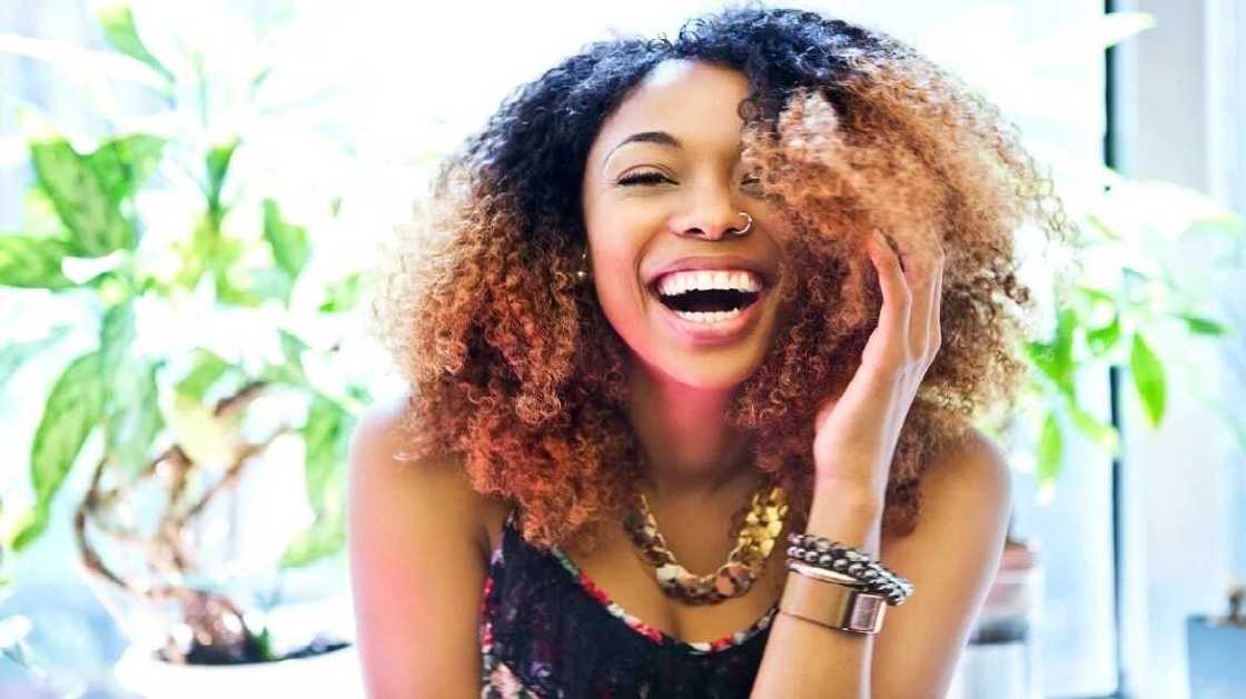 Woman smiling Woman smiling