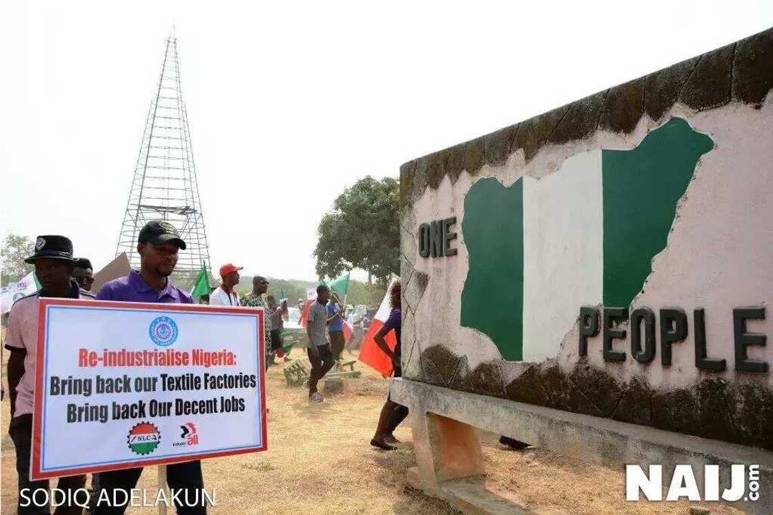 See How NLC protested against government in Abuja (photos)