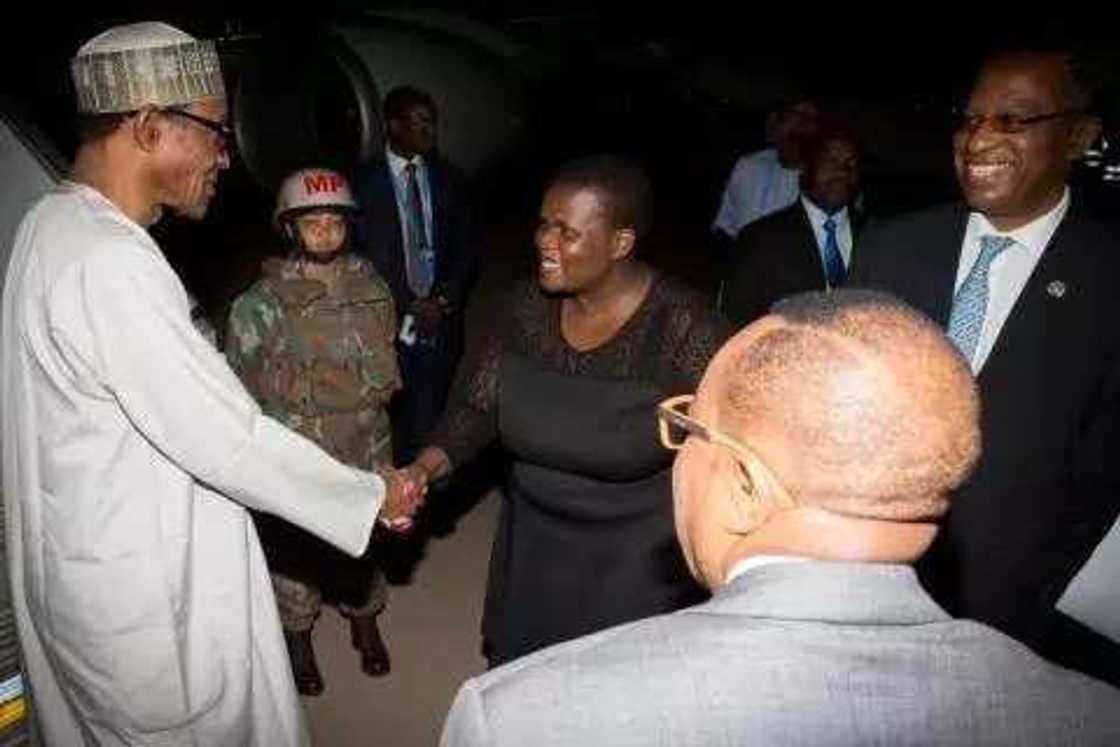 President Buhari Lands In South Africa For China-Africa Forum President Buhari Lands In South Africa For China-Africa Forum