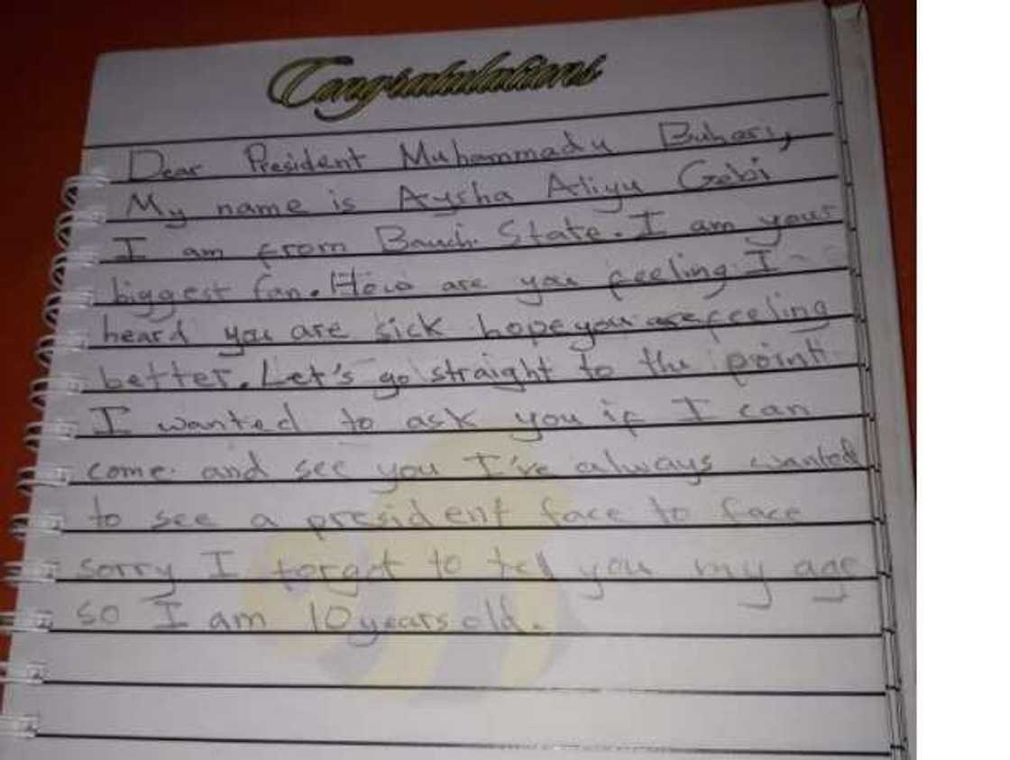 President Buhari set to meet his biggest fan,10-year-old girl who wrote him an open letter