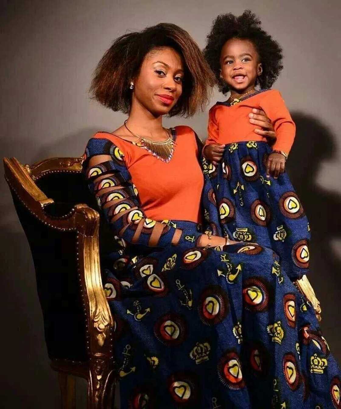 Ankara festive dresses for mother and daughter Ankara festive dresses for mother and daughter