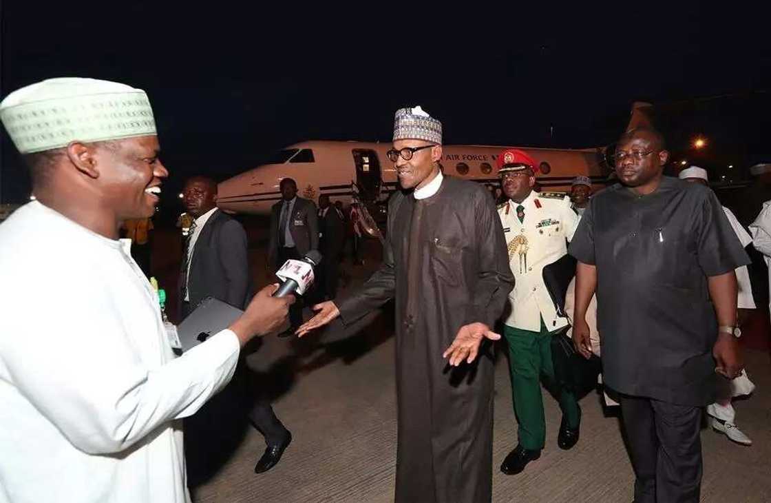 Yanzu-Yanzu: Shugaba Buhari ya dawo gida Najeriya