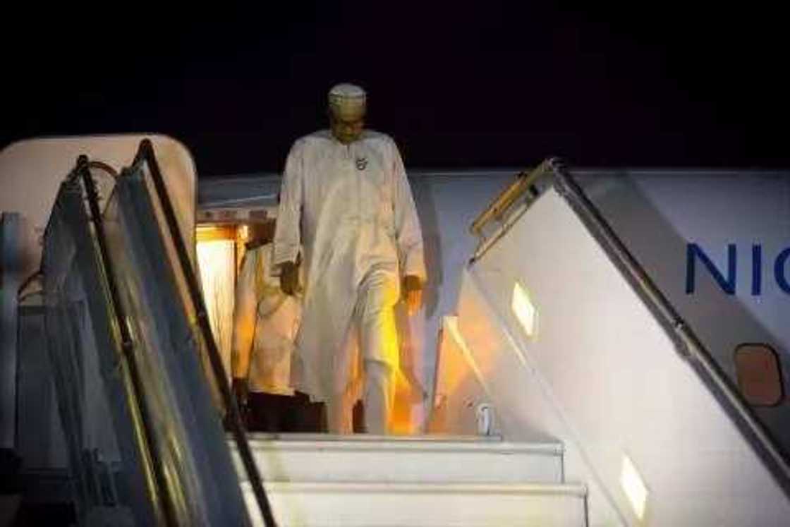 President Buhari Lands In South Africa For China-Africa Forum President Buhari Lands In South Africa For China-Africa Forum