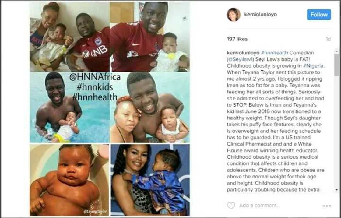 Kemi Olunloyo Calls Seyi Law’s Daughter Fat