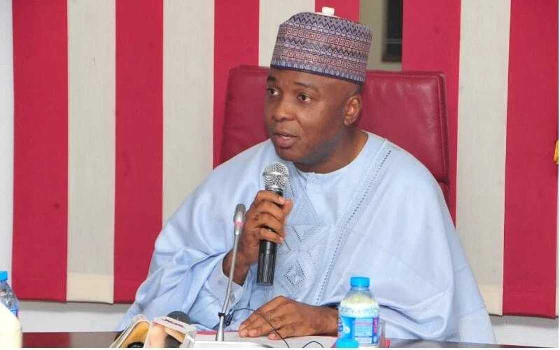 Saraki debunks allegations that Senate are working against President Buhari Saraki debunks allegations that Senate are working against President Buhari