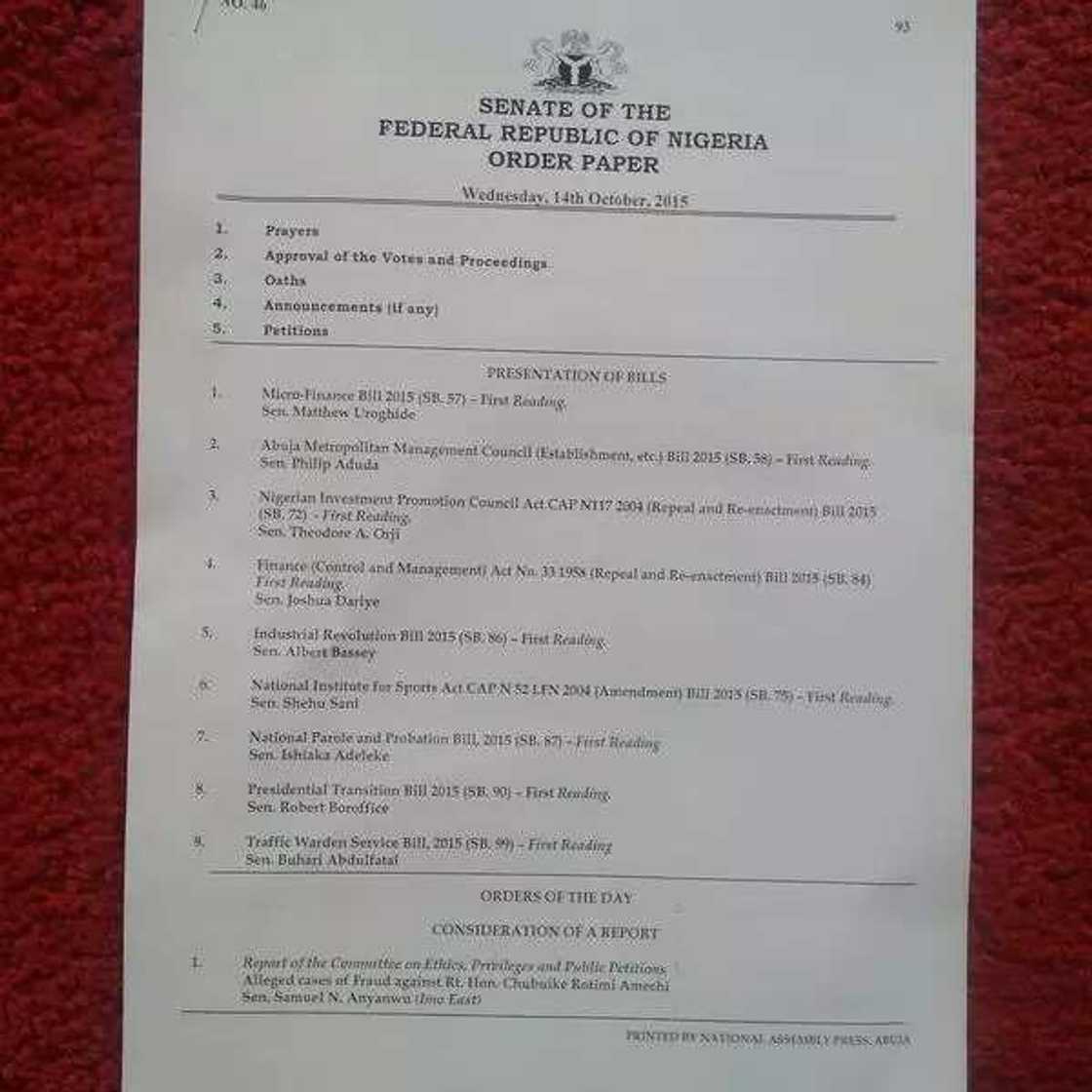 BREAKING: Nigerian Senate Confirms 18 Ministers BREAKING: Nigerian Senate Confirms 18 Ministers