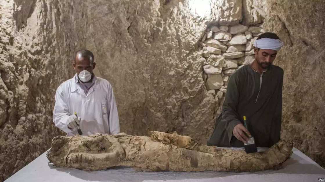 Bayan shekaru 4,700 da mutuwa, Masana sun gano sahun kafar Fira'auna Bayan shekaru 4,700 da mutuwa, Masana sun gano sahun kafar Fira'auna