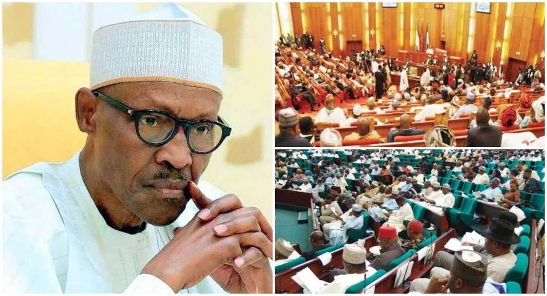 Buhari ya tsallake rijiya da baya, yayinda wasu Sanatoci suka yi yunkurin tsige shi Buhari ya tsallake rijiya da baya, yayinda wasu Sanatoci suka yi yunkurin tsige shi