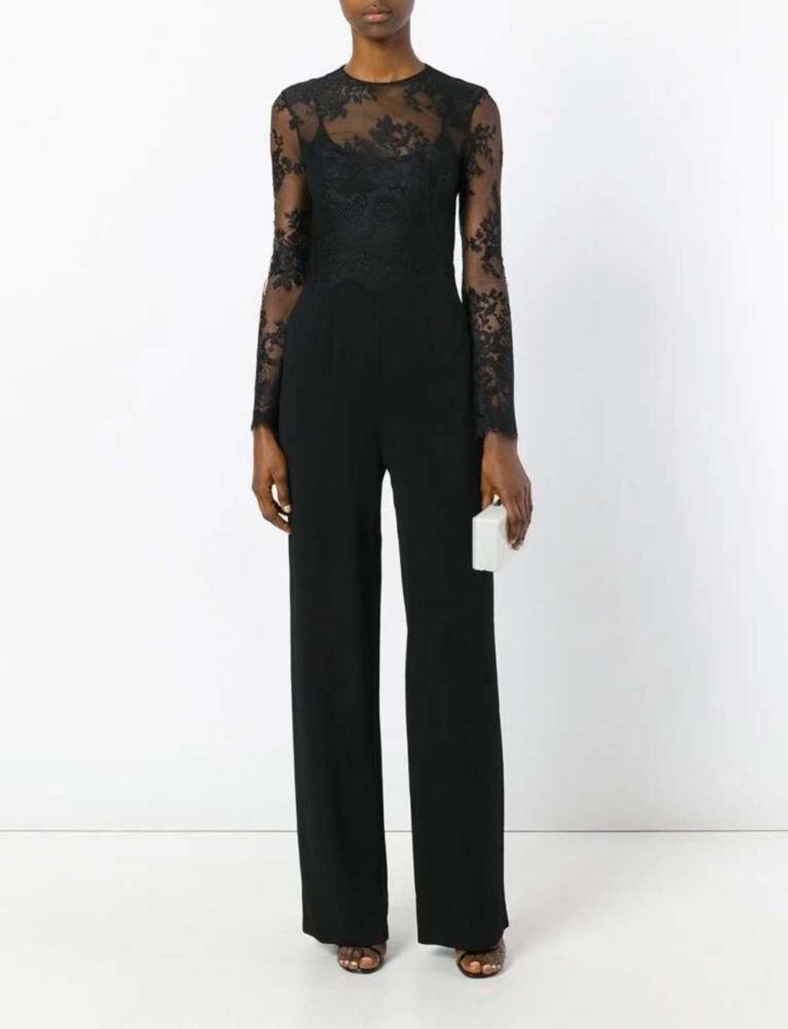 Black jumpsuit with lace Black jumpsuit with lace