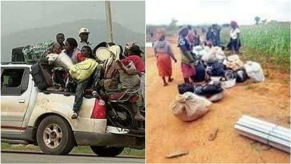 Al’ummar garin da aka gano motar Janar Alkali sun fara yin gudun hijira don gudun hukuncin Soja Al’ummar garin da aka gano motar Janar Alkali sun fara yin gudun hijira don gudun hukuncin Soja