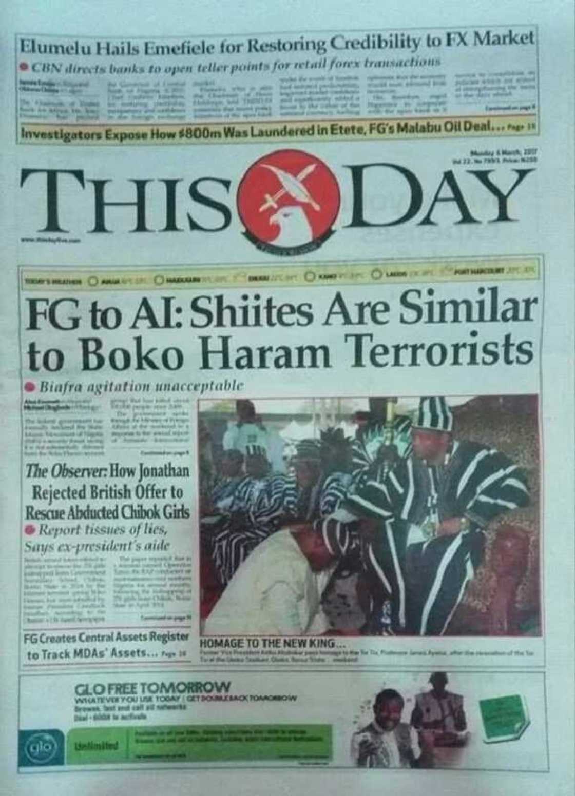 FG moves against Shiite movement FG moves against Shiite movement